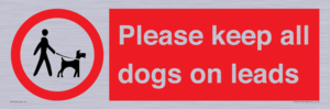 Please keep all dogs on leads